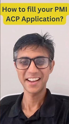 How to fill PMI ACP Application in 4 steps? | Steps to fill PMI ACP application #shorts