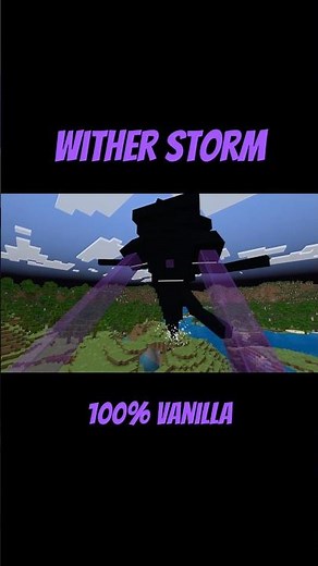 Vanilla Wither Storm #commandblock #minecraft #gaming #witherstorm