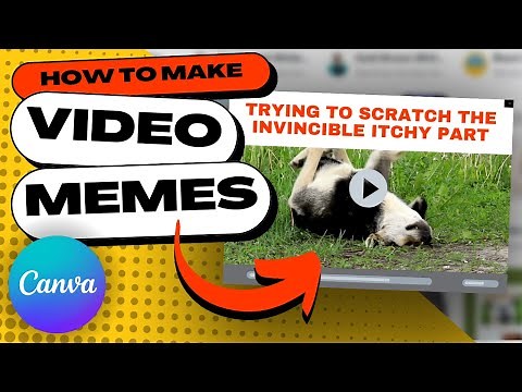 How to Create Your Own VIDEO MEMES Easily in Canva