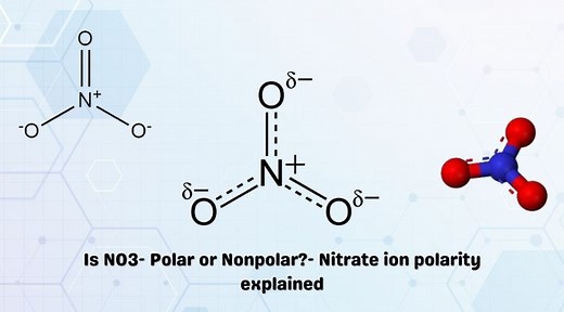 Is NO3- Polar or Nonpolar?- Nitrate ion polarity explained