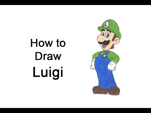 How to Draw Luigi (Full Body)