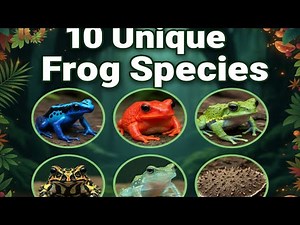 10 Unique Frog Species With Amazing Adaptations | Incredible Nature #FrogSpecies #UniqueFrogs #usa