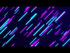 Animated Neon Lines 4K