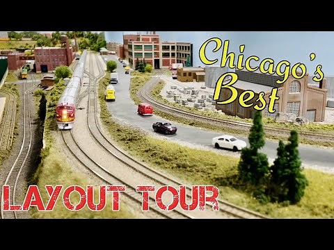 Incredible N Scale Model Railroad of Chicago - LAYOUT TOUR