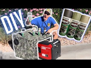 Spray Painting Camouflage Patterns
