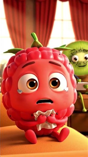 “Raspberry Baby in Therapy 🍓 #aianimation #aifoodanimation #animatedcomedy