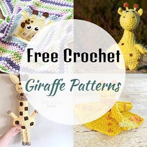 15 Cute Free Crochet Giraffe Patterns - DIYnCrafty