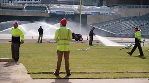 Target Field gets new grass for first time since opening