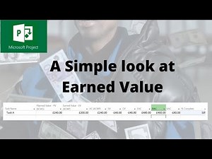 A simple look at Earned Value analysis in Microsoft Project
