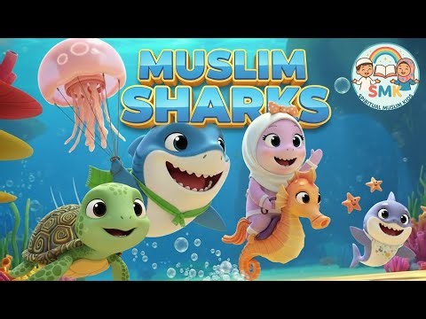 Muslim Shark Doo Doo | Baby Shark Islamic Version | Islamic Songs for Kids | Muslim Nasheed & rhymes
