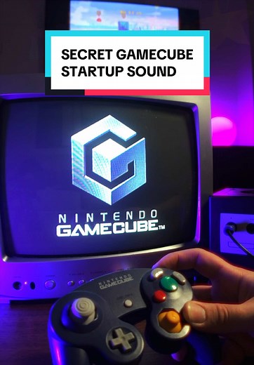 How to do the hidden GameCube startup sound | PART 1 🎮 #GameCube #Nintendo #EasterEgg #GamingSecrets #gamecubeintro