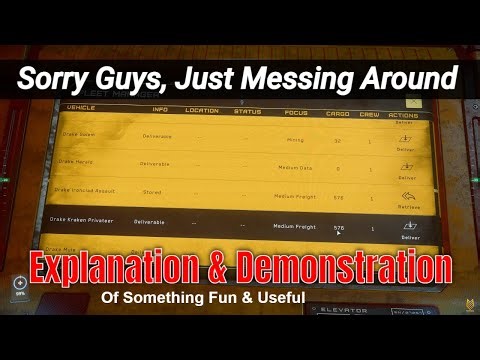 Sorry, I Was Just Messing Around: An Explanation & Demonstration Of Something Useful | Star Citizen