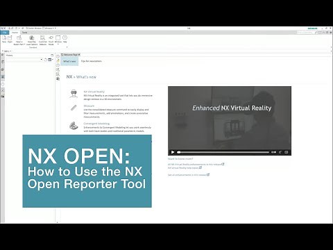 NX Open Reporter Tool