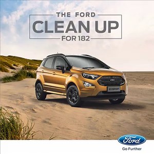 16K views · 105 reactions | Clean up for 182 with a New Ford EcoSport, with a fantastic bonus of €4,250 off. T&Cs apply. | Ford Ireland | Facebook