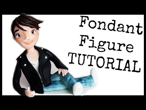 FONDANT FIGURES FOR BEGINNERS PERSON HUMAN TEENAGER | CAKE TOPPER | HOW TO TUTORIAL