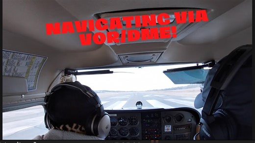 Student Pilot Navigating via VOR-DME!