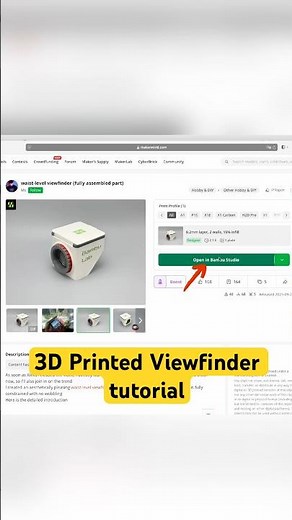 What’s A Waist-Level Viewfinder | Full 3D Printed Viewfinder Tutorial #3dprinting #viewfinder