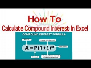 How To Calculate Compound Interest In Excel