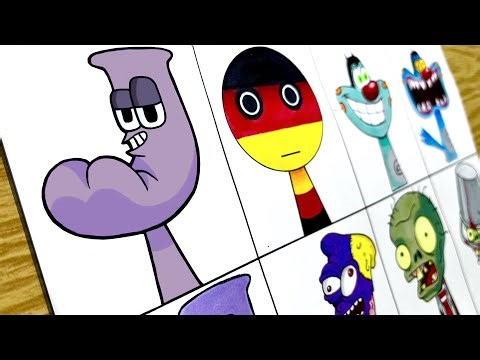 Drawing Incredibox Sprunki OC: Normal VS Horror / NEW My Sprunki OC Phase