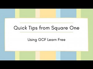 Using GCF Learn Free