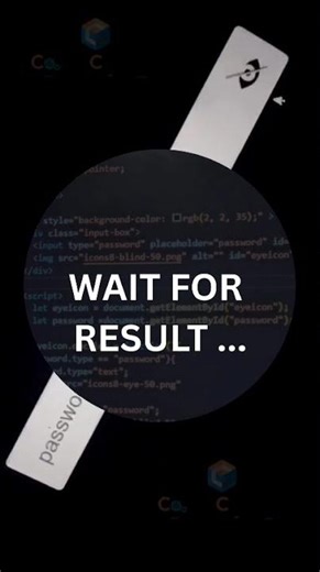 Password Visibility Toggle in HTML/CSS/JS