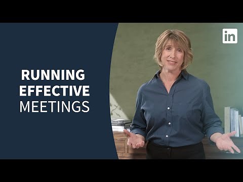 Project Management Tutorial - Running EFFECTIVE MEETINGS