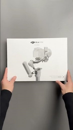 DJI RS 4 Mini, Unboxed 📦 Create more with this portable & lightweight gimbal designed for creators