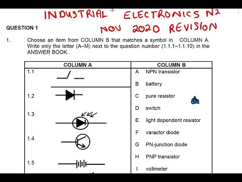 INDUSTRIAL ELECTRONICS N2 PAST PAPERS AND MEMO NOVEMBER 2020 @mathszoneafricanmotives