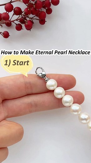 779 reactions · 119 shares | Make a simple and classic pearl necklace...