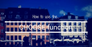 How to Use the CHOOSE Function in Excel   Examples (2024)