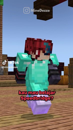 Speedbridge!.. #minecraft #fyp #skit
