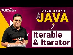 Iterable & Iterator Interface in Java | Collection Framework | Java for Developers | #Java #Lec103