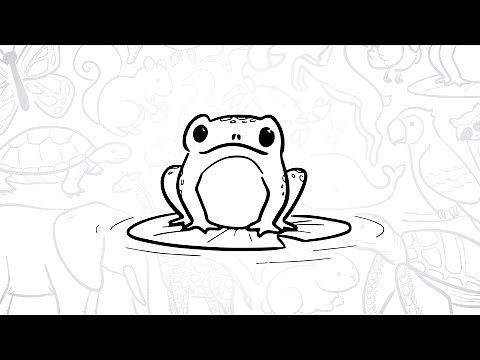 🐸 How to Draw a Simple Frog | Step-by-Step Lesson 🍃