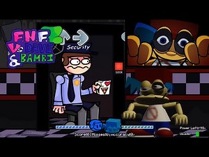 FNF: Dave-Guard VS Boyfriend-Animatronic / Dave and Bambi 3.0 █ Friday Night Funkin' – mods █