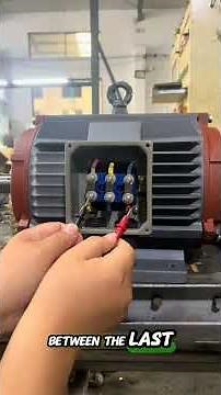 How to Test a Three-Phase Motor with a Multimeter – Simple Guide! #motors #motorrepair #motortesting