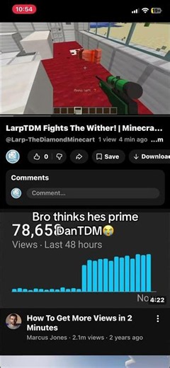 Bro actually thinks hes DanTDM #dantdm #larptdm #larp #minecraft #minecraftmods #mods #gun #gunmod