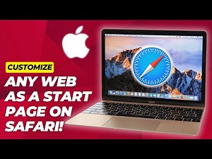 How to Change Safari Start Page on MacBook/iMac | Customize Safari Homepage - 2026 (Apple Guide)