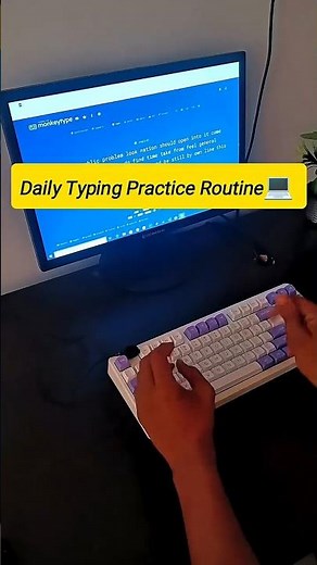 Daily Typing Practice Routine | Boost Speed & Accuracy Every Day 💻