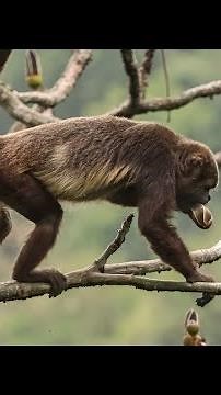 Así son los monos aulladores del Cerro Blanco en Guayaquil