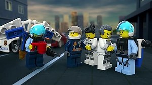 LEGO 60210 City Polizei Fliegerstützpunkt, Flugzeug mit Fallschirmjäger Plus Jetpack, Motorrad und Auto, Police Chase Bausets für Kinder