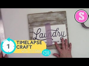 How to Apply Vinyl to Slated Wood Signs