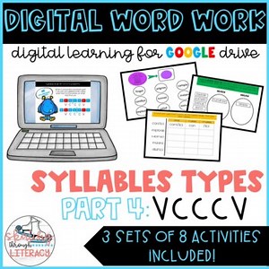 Digital Word Work: Syllable Types- VCCCV