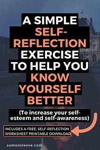 A SIMPLE SELF-REFLECTION EXERCISE TO INCREASE SELF-AWARENESS - Sum on Sleeve