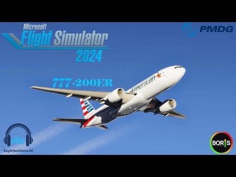 Full Flight ✈️ Dallas–Ft Worth 🇺🇸 to Tokyo 🇯🇵 | American Airlines B777-200ER | MSFS2024 Ultra