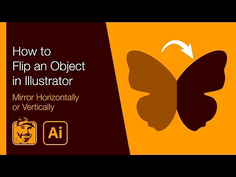 How to Flip an Object in Illustrator (Mirror Horizontally or Vertically)