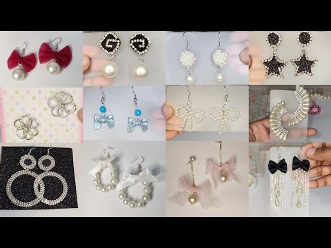 DIY Cute Korean Earrings Tutorial✨️🫰😍...#diy #viralvideo #trending #earrings #tutorial
