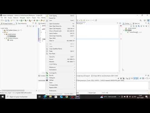 Création d'un projet sur Java avec Chao et Molie -Java01