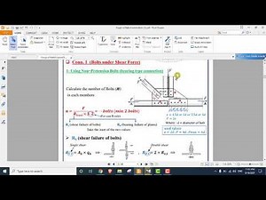 Design of Bolted Connections (1)