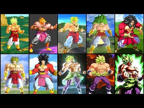 Evolution of Broly (1993-2021) ブロリー [LSSJ-SSJ4-SSJ3-SSJ-DBS-DBZ]