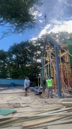 Exciting things happening at project Lilly Pad this morning! | Firehouse Construction